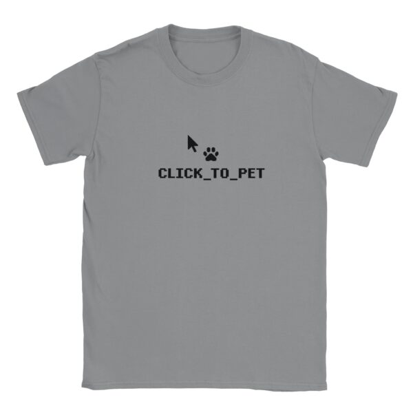 Informatiker Geschenk T-Shirt Click to Pet Design.