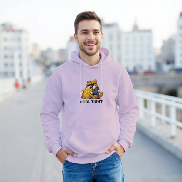 lustiger Krypto Hoodie HODL TIGHT Bitcoin Pullover