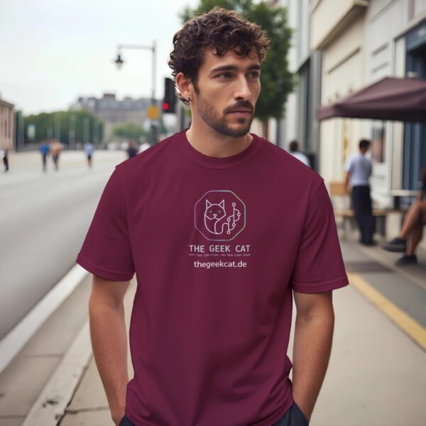 Lustiges Katzen T-Shirt für Programmierer Signature Design