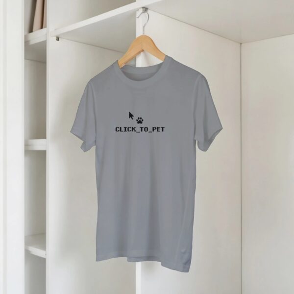 Informatiker Geschenk T-Shirt Click to Pet Design.