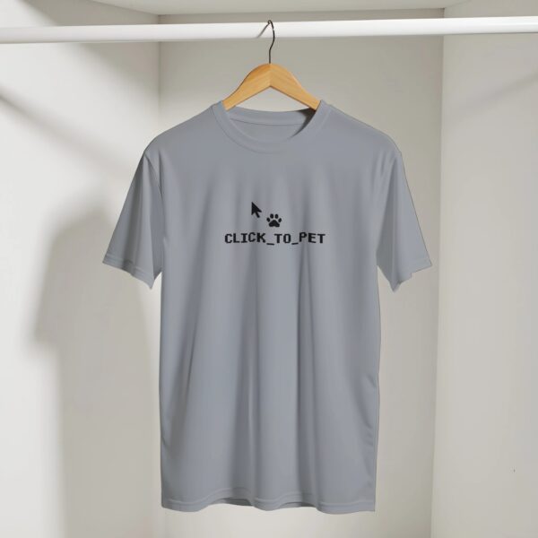 Informatiker Geschenk T-Shirt Click to Pet Design.