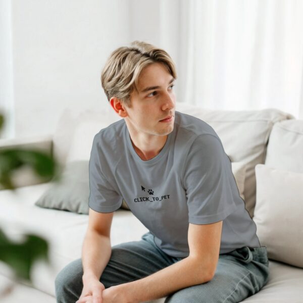 Informatiker Geschenk T-Shirt Click to Pet Design.