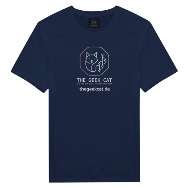 Lustiges Katzen T-Shirt für Programmierer Signature Design