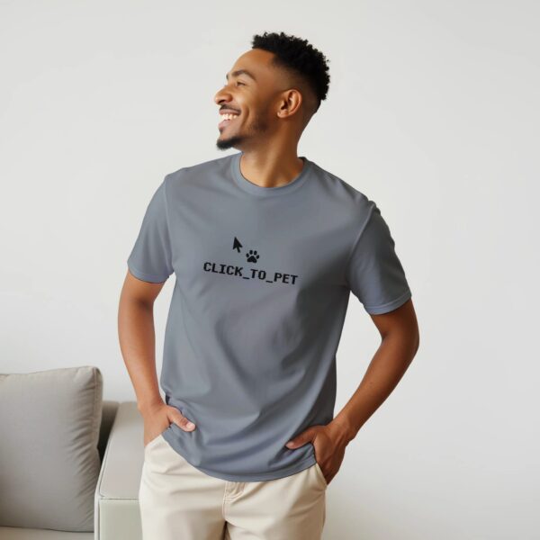 Informatiker Geschenk T-Shirt Click to Pet Design.