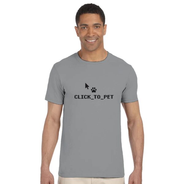 Informatiker Geschenk T-Shirt Click to Pet Design.