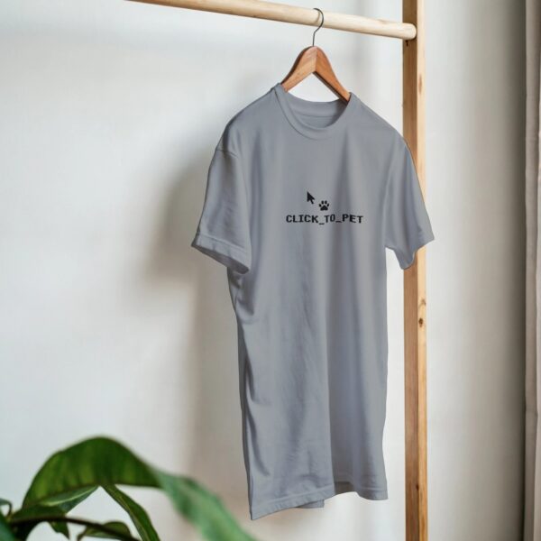 Informatiker Geschenk T-Shirt Click to Pet Design.